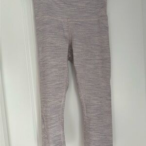 Lululemon Striped wonder under cropped leggings